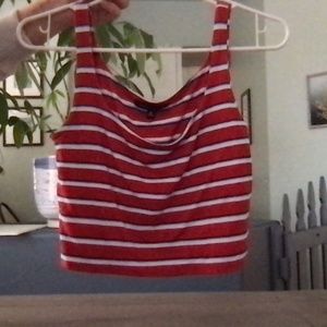 Red tank top